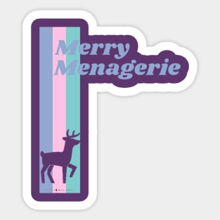 Merry Menagerie Sticker